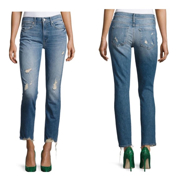 MOTHER Denim - Mother Flirt Fray jeans cold feet